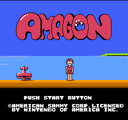 Amagon (USA) Title Screen